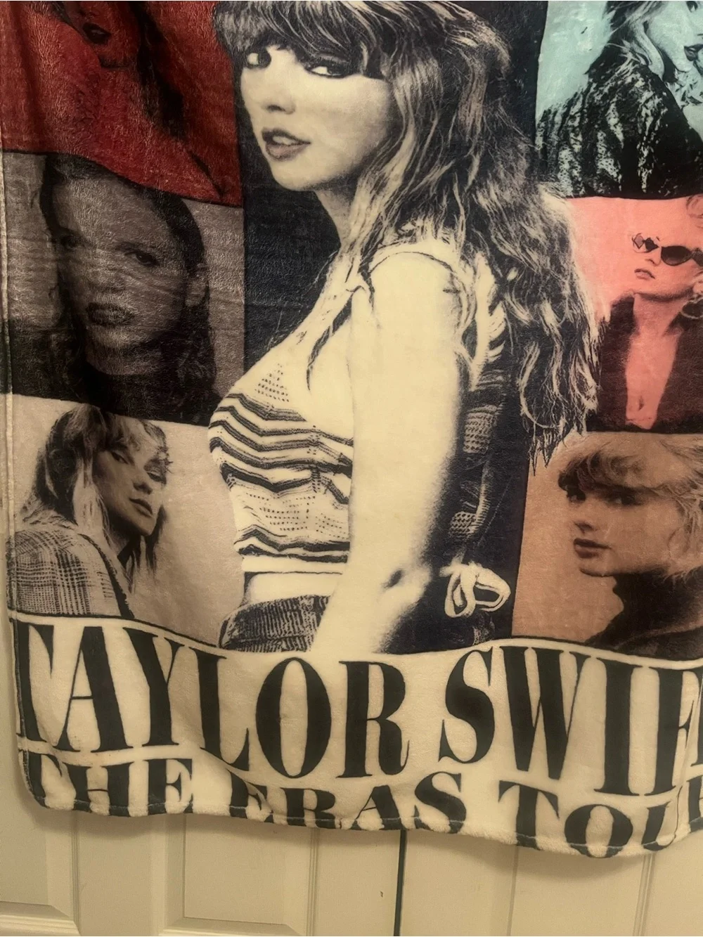Taylor Swift “The Eras Tour” Plush Throw Blanket – 43” x 48”